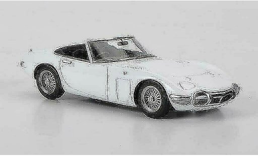 Toyota 2000 GT Roadster 1/43 HPI wit RHD modelauto