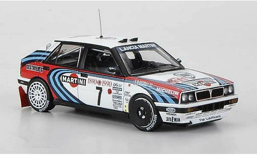 Lancia Delta HF Integrale 1/43 HPI 16V No.7 Martini D.Auriol / B.Occelli Rally Monte Carlo 1990 modelauto