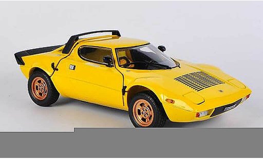 Lancia Stratos Base 1/18 Sun Star geel 1975 modelauto