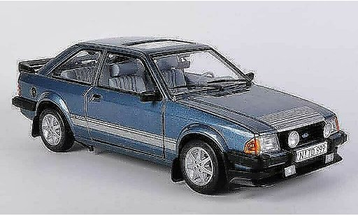 Ford Escort RS 1600 1/18 Sun Star blauw 1984 modelauto