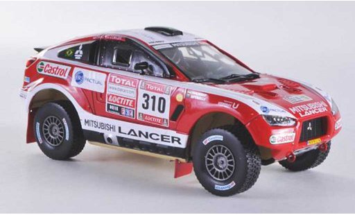 Mitsubishi Racing Lancer Base 1/43 Vitesse No.310 G.Spinelli / H.Youssef Rally Dakar 2012 modelauto