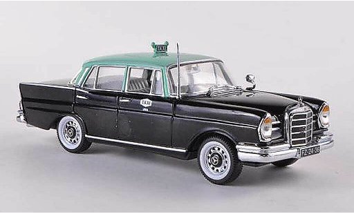 Mercedes 220 SE 1/43 Vitesse (W111) Taxi Lissabon (P) zwart/grijsgun modelauto