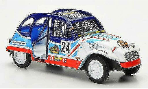 Citroen 2CV course 1/43 Eligor Cross No.24 modelauto