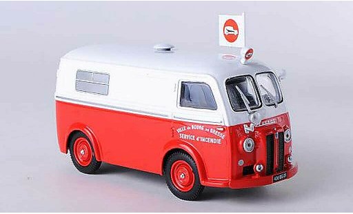 Peugeot D3 Base 1/43 Eligor Ambulance Service d'Incendie - Ville de Bourg en Bresse RTW modelauto