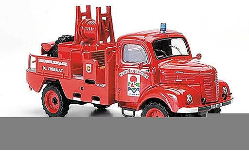 Hotchkiss PL 50 Pompiers 1/43 Eligor 4x4 CCFM Service Departemental d'Incendie & de Secours de l'Herault Brandweer modelauto