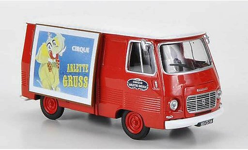 Peugeot J7 Base 1/43 Eligor Zirkus Arlette Gruss modelauto