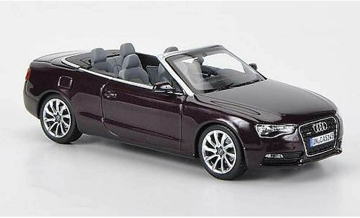 Audi A5 cabriolet 1/43 Norev rood 2011 modelauto