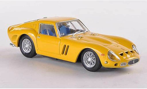Ferrari 250 GTO 1965 1/43 Brumm geel modelauto