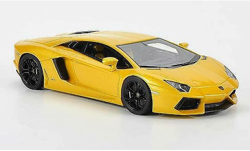 Lamborghini Aventador LP700-4 1/43 Fujimi geel modelauto