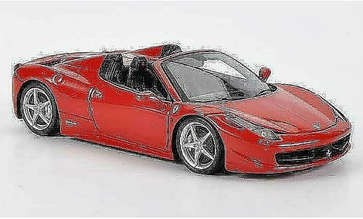 Ferrari 458 Italia Spider 1/43 Fujimi rood 2012 modelauto