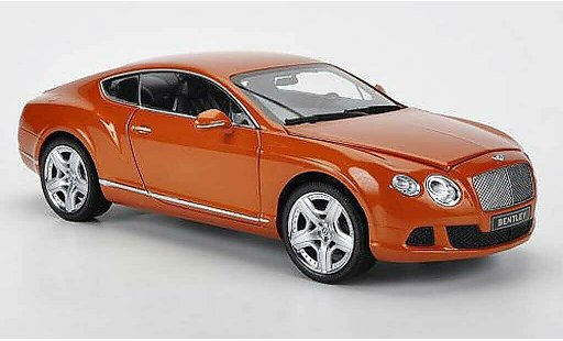 Bentley Continental GT 1/18 Minichamps oranje 2011 modelauto