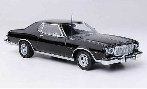 Ford Gran Torino Gran Torino 1/43 Minichamps zwart 1976 modelauto