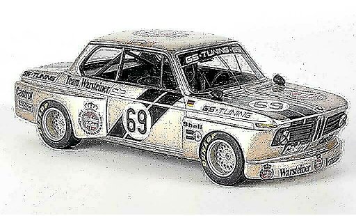 Bmw 2002 tii 1/43 Neo No.69 Team Warsteiner GS-Tuning J.Obermoser DRM modelauto