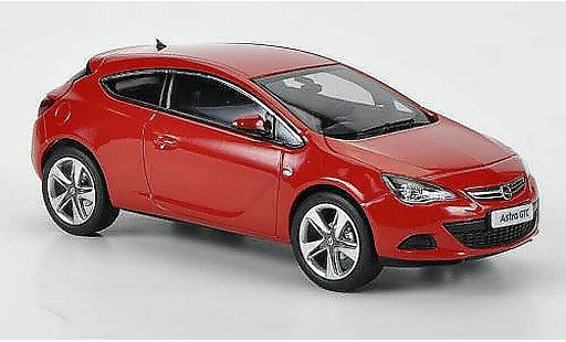 Opel Astra GTC 1/43 MotorArt J rood 2012 modelauto