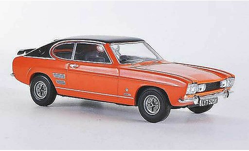 Ford Capri 1600 1/43 Vanguards Mk1 GT XLR oranje/matzwart RHD modelauto