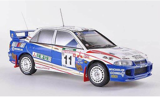 Mitsubishi Lancer Evolution III 1/43 HPI No.11 RalliArt T.Makinen / S.Harjanne Rally Neuseeland 1995 modelauto