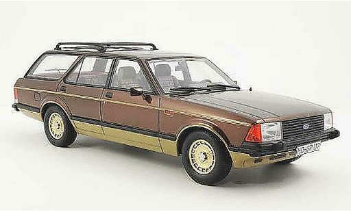 Ford Granada Turnier 1/18 BoS Models MKII Chasseur bruin-met./gold gelimiteerd Auflage 1.000 1980 modelauto