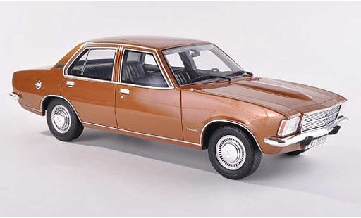 Opel Rekord D 1/43 BoS Models 2100D zwart-dore limitee edition 1.000 1973 modelauto