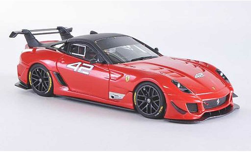 Ferrari 599 XX 1/43 Look Smart EVO No.42 rood F1 2007/grijs modelauto