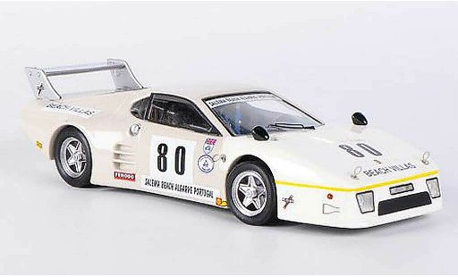 Ferrari 512 BB LM 1/43 Best No.80 Phillips / Earle / Jones Silverstone 1982 modelauto