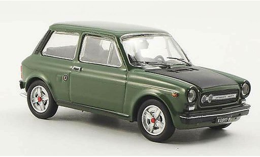 Autobianchi A112 abarth 1/43 Best groen/zwart 1973 modelauto
