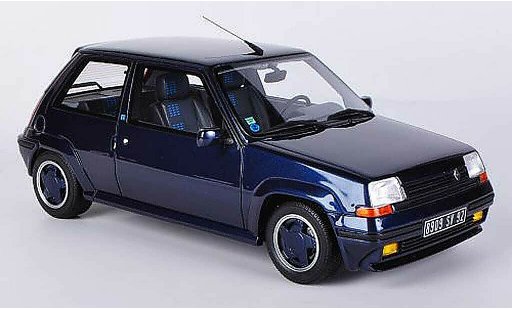 Renault 5 Alain Oreille 1/18 Ottomobile GT Turbo blauw modelauto