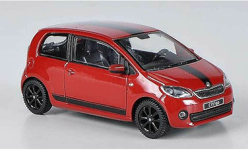 Skoda Citigo Sport Design 1/43 Abrex rood 3-portes 2012 modelauto