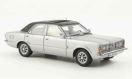 Ford Taunus TC1 1/43 Neo GXL grijs/zwart 4-Turer modelauto
