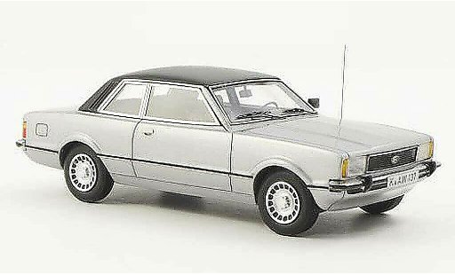 Ford Taunus TC2 1/43 Neo Ghia grijs/zwart modelauto