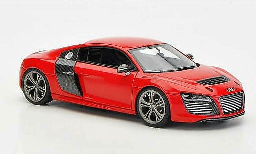 Audi R8 concept 1/43 Look Smart e-tron rood/carbonoptik modelauto