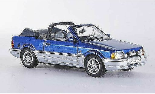 Ford Escort Cabriolet 1/43 Neo MkIV blauw/grijs gelimiteerd Auflage 300 1986 modelauto