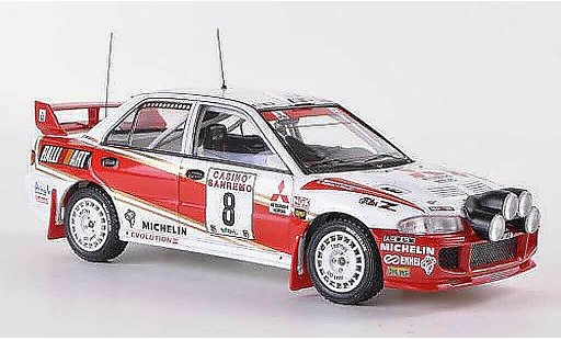 Mitsubishi Lancer Evolution III 1/43 HPI No.8 RalliArt D.Auriol / D.Giraudet Rally Sanremo 1996 modelauto