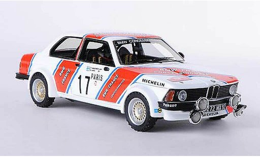 Bmw 320 rallye 1/43 Neo E21 i (E21) No.17 France T.Mekinen / A.Aho Rally Monte Carlo 1980 modelauto