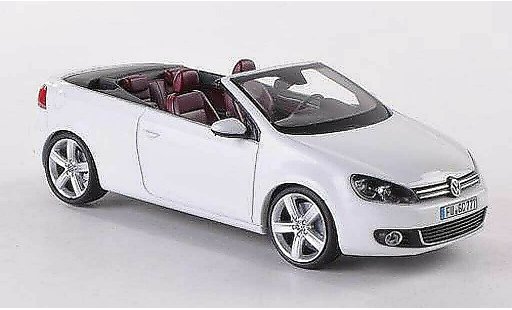 Volkswagen Golf Cabriolet 1/43 Schuco Cabrio wit modelauto
