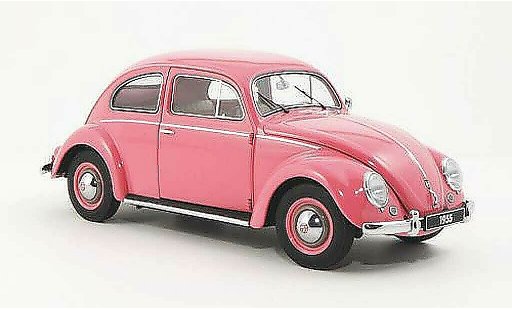 Volkswagen Kafer Base 1/18 Autoart roze 1955 modelauto