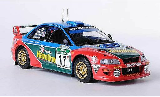 Subaru Impreza WRC 1/43 IXO No.17 Team P.Bourne / G.Vincent Rally Neuseeland 2000 modelauto