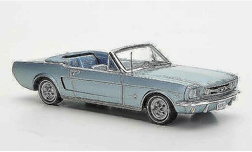 Ford Mustang Convertible 1/43 Spark Cabriolet blauw Sondermodell MCW L.E. 300 modelauto