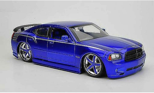 Dodge Charger 2006 1/18 Jada Toys SRT8 blauw modelauto