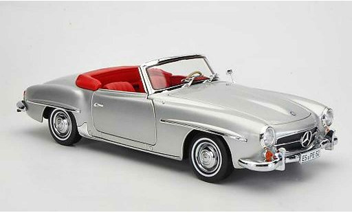 Mercedes 190 Base 1/18 Norev (W121 BII) grijs modelauto