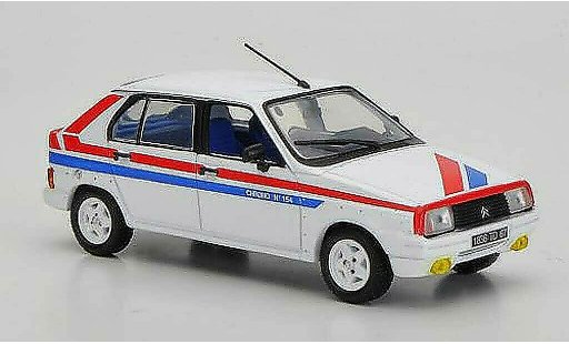 Citroen Visa Chrono 1/43 Nostalgie II wit/blauw/rood 1982 modelauto