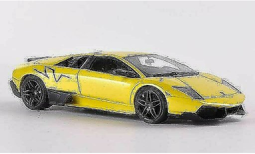 Lamborghini Murcielago LP670 1/43 Look Smart SV Fixed Wing geel modelauto