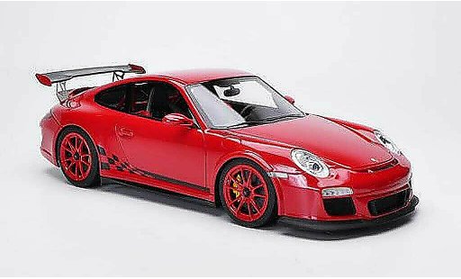Porsche 911 GT3 RS 1/18 FrontiArt 2010 rood/zwart modelauto