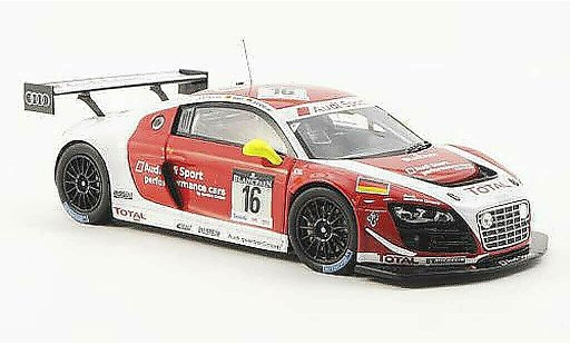 Audi R8 lms 1/43 Spark Ultra No.16 Sport A.Piccini/R.Rast/F.Stippler 24h Spa 2012 modelauto