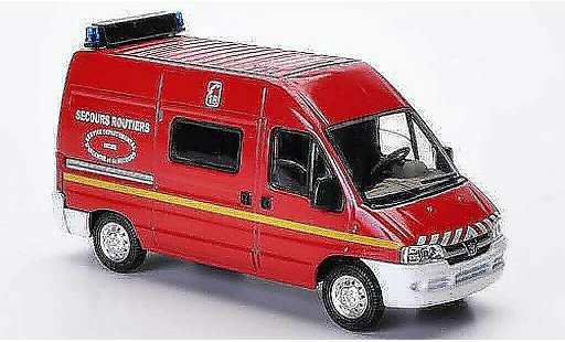 Peugeot Boxer Base 1/43 Solido Secours Routiers - Indre (F) modelauto