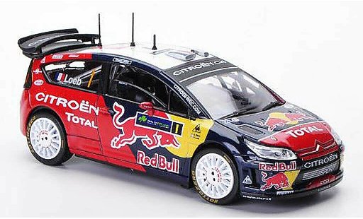 Citroen C4 WRC 2009 1/43 Solido No.1 Red Bull S.Loeb / D.Elena Rally Irland modelauto