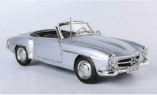 Mercedes 190 Base 1/18 Minichamps (W121) grijs 1955 modelauto