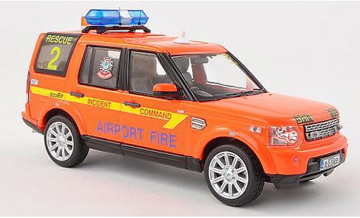 Land Rover Discovery Base 1/43 IXO 4 Dublin Airport feu Service Rescue brandweer (IRL) 2010 modelauto