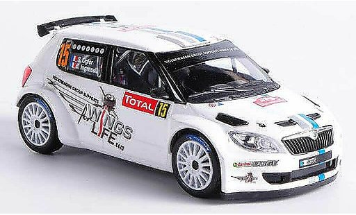 Skoda Fabia S2000 1/43 Abrex No.15 S.Ogier / J.Ingrassia Rally Monte Carlo 2012 modelauto