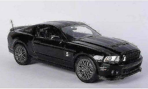 Shelby GT 500 2013 1/18 Shelby Collectibles zwart/matzwart modelauto