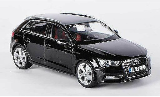 Audi A3 sportback 1/43 Schuco zwart 2012 modelauto